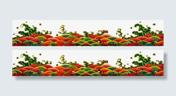 地产花边底纹免抠