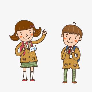 卡通任务欢迎手势免抠