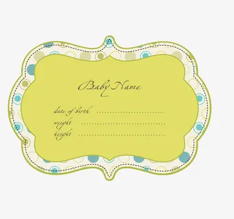 矢量绿色边框免抠