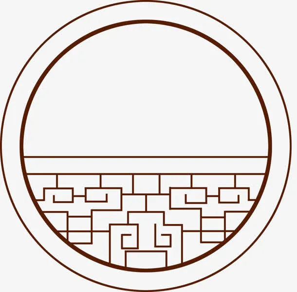 中式边框免抠