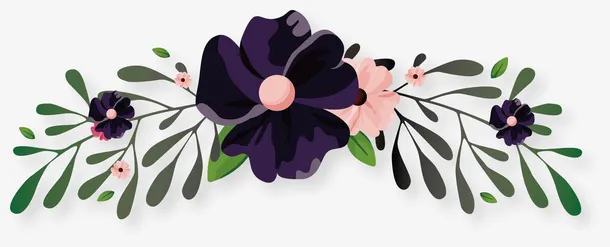 水彩鲜花免抠