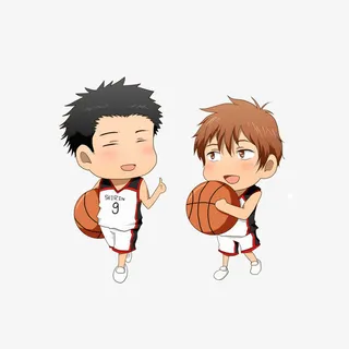 卡通打篮球被夸奖害羞的男孩素材免抠