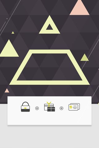 黑色质感春季促销简约几何背景高清