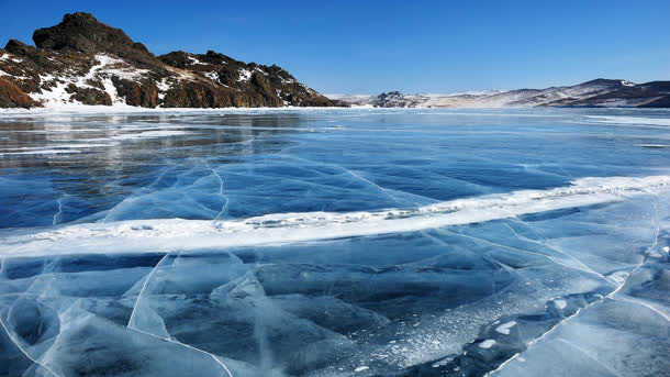 雪山冰川海报背景