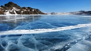 雪山冰川海报背景