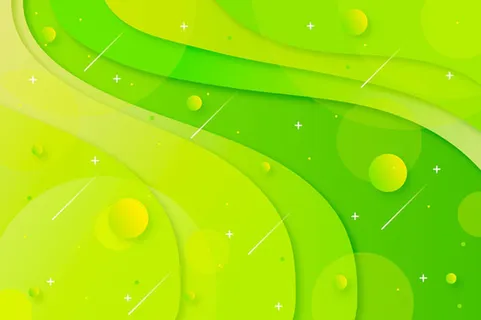 渐变绿色底纹背景免抠