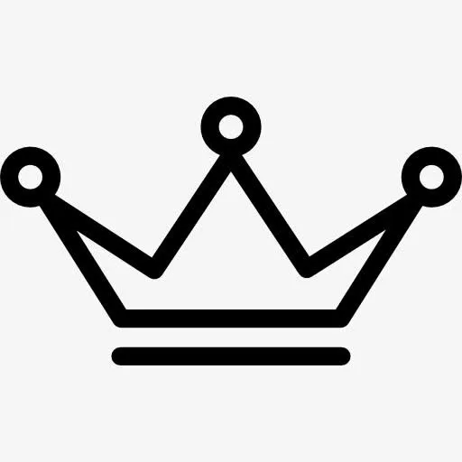 皇冠的轮廓图标免抠