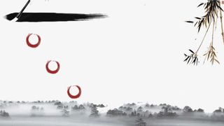 水墨中国风PPT模板免抠