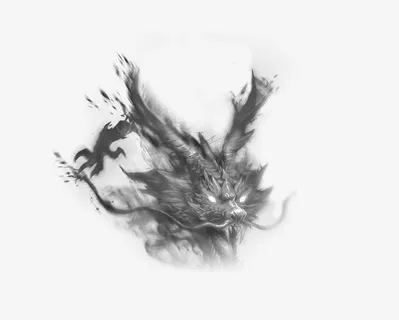 烟雾龙免抠 烟雾龙免抠