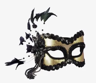 黑色的面具免抠