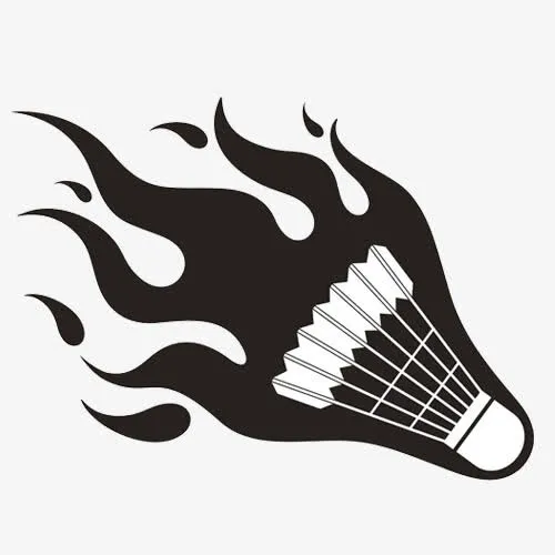 火苗羽毛球免抠