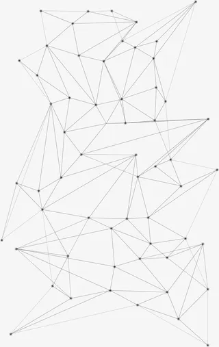 抽象几何线条图案免抠