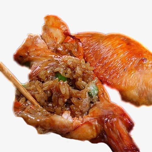 黄金脆皮无骨鸡翅包饭免抠