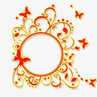 情人节相框免抠