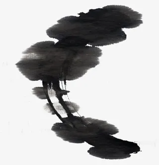 黑色墨迹免抠