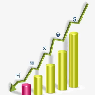 圆柱立体ppt元素免抠