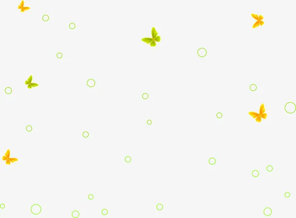 矢量手绘蝴蝶底纹免抠