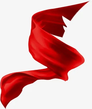 礼带效果拍摄节日幕布免抠