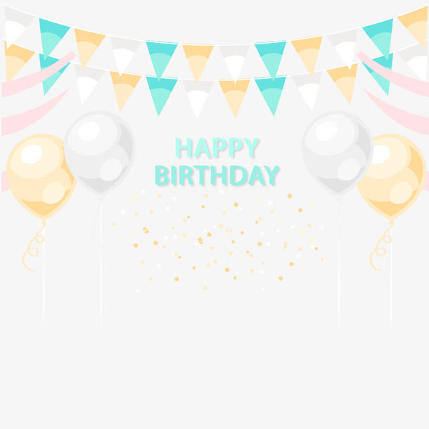 矢量生日快乐免抠