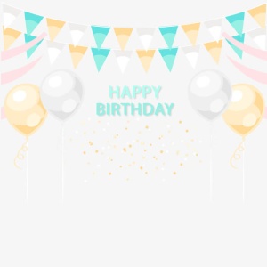矢量生日快乐免抠