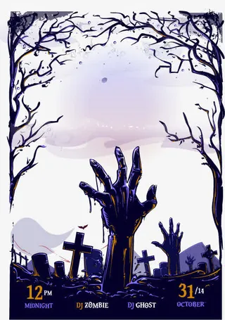 万圣节海报素材免抠