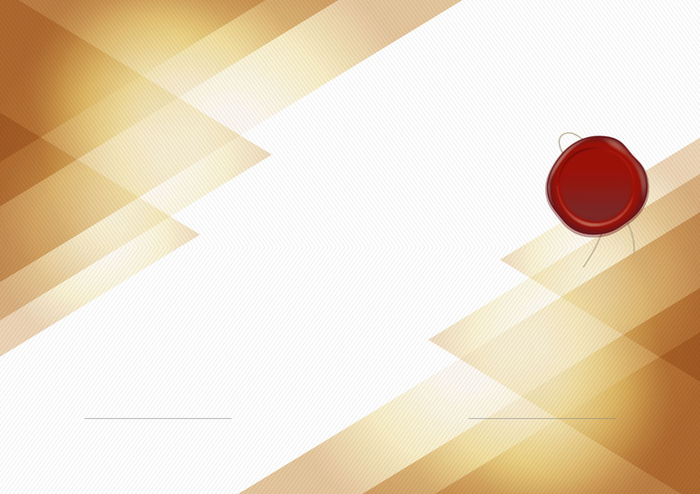 几何金色渐变授权证书矢量背景高清