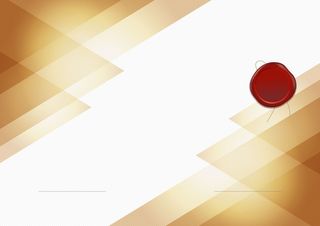 几何金色渐变授权证书矢量背景高清