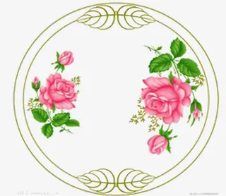 玫瑰花环免抠