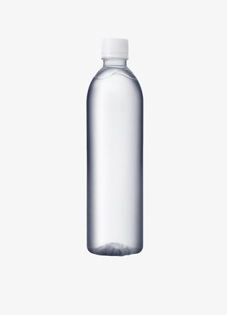 透明解渴白色盖子加长的一瓶饮料免抠