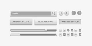 干净的GUI元素组免抠