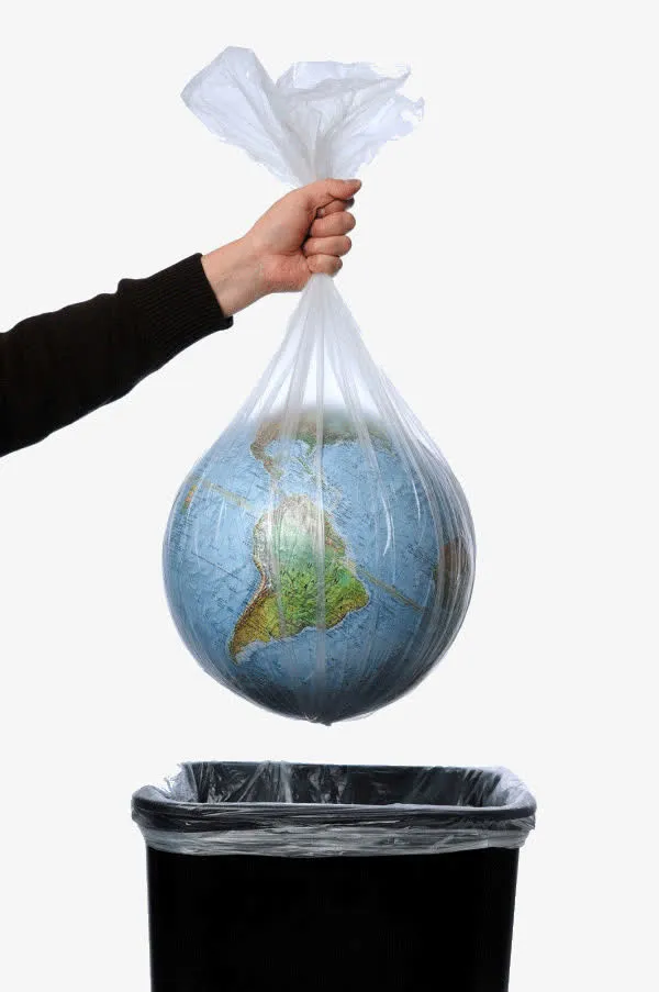把地球扔进垃圾桶免抠