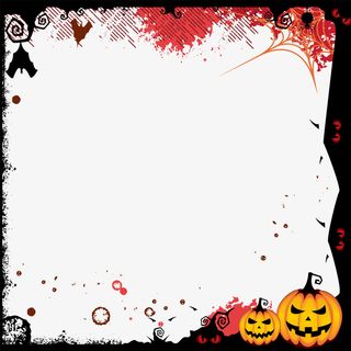 万圣节边框免抠