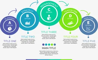 矢量手绘PPT标签免抠