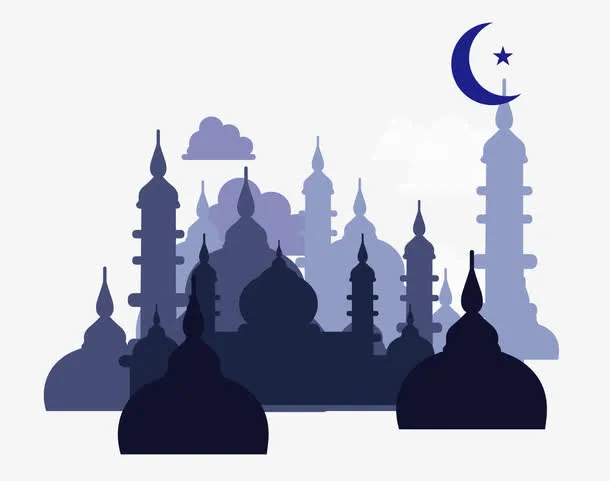 美丽的开斋节穆巴拉克海报免抠