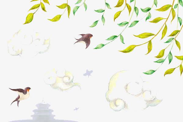 春天元素免抠
