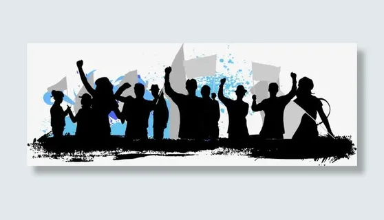 高兴的人群免抠