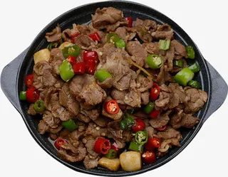 辣椒炒羊肉免抠