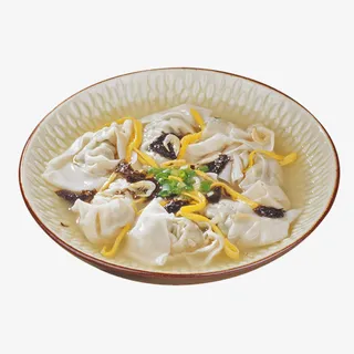 产品实物料理馄饨免抠