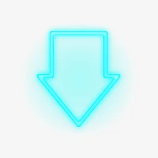 绿色的霓虹灯箭头免抠