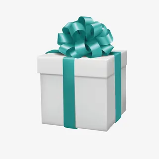 卡通文艺精美礼盒设计包装设计免抠