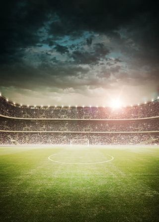 足球场摄影免抠