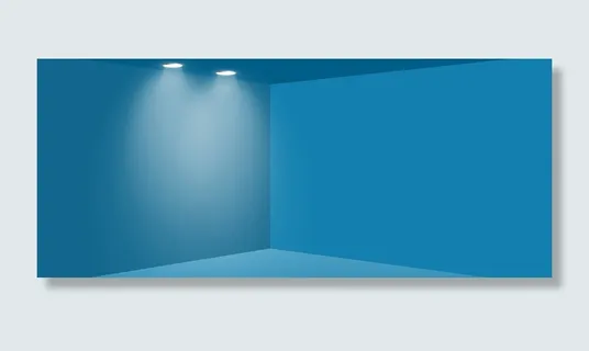 家居蓝色灯光背景banner装饰高清