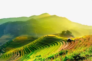 唯美的泰国山水景色素材免抠