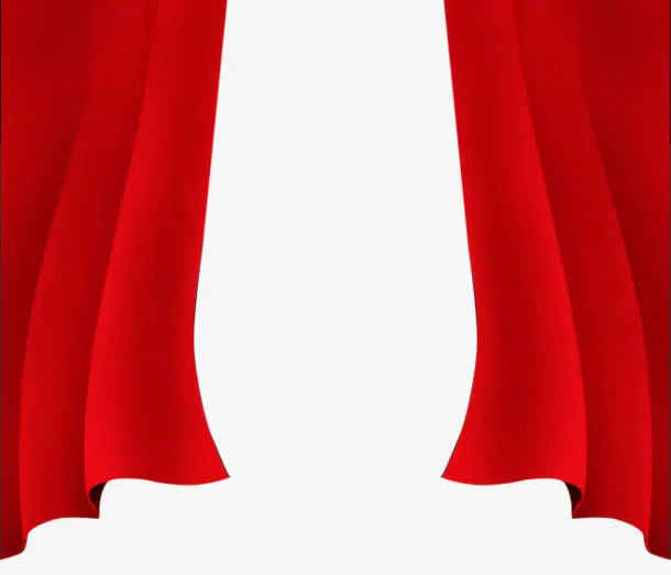 帷幔幕帘双向 png素材免抠