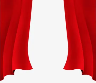 帷幔幕帘双向 png素材免抠