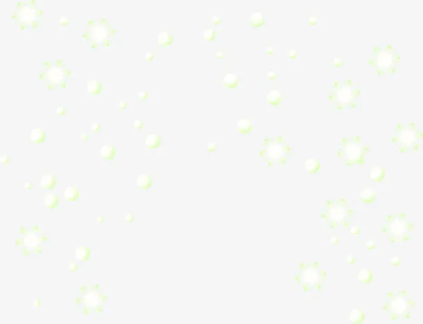 唯美白色雪花免抠