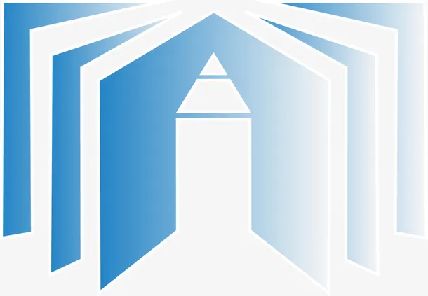 蓝色扁平简约书籍免抠