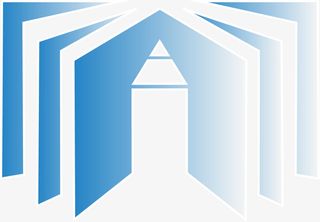 蓝色扁平简约书籍免抠