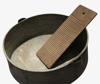 日常生活用品铁皮洗衣盆免抠