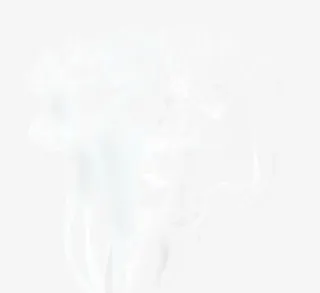 白色上升飘荡烟雾免抠